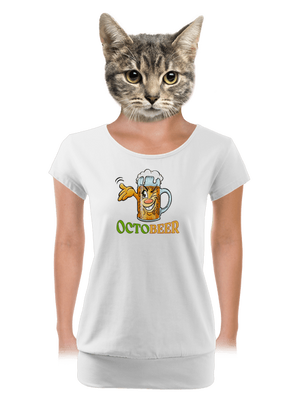 dámské tričko s lemem