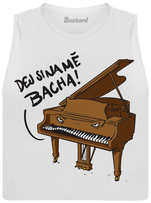Dej si bacha dámské tílko volné White