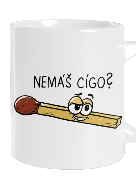 Cígo a oheň velký hrnek White