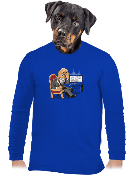 Masaryk pánské dlouhý rukáv Royal Blue