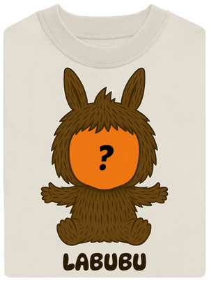 Labubu unisex mikina bez kapuce Off White