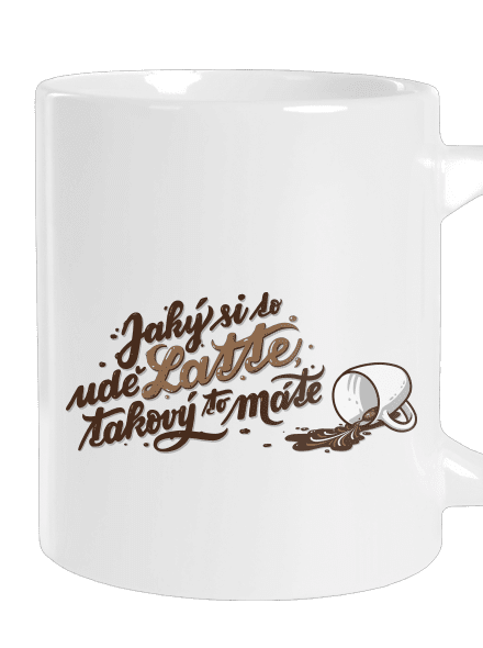 Latte velký hrnek White