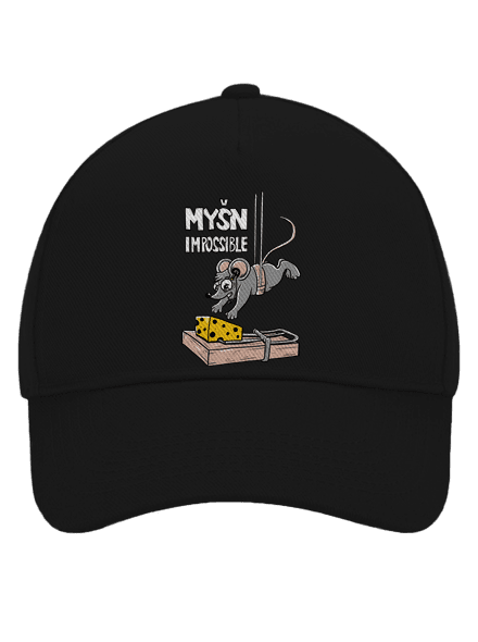 Myšn Impossible kšiltovka baseballka Black
