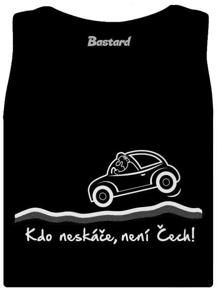 Kdo neskáče dámské tílko klasické Black