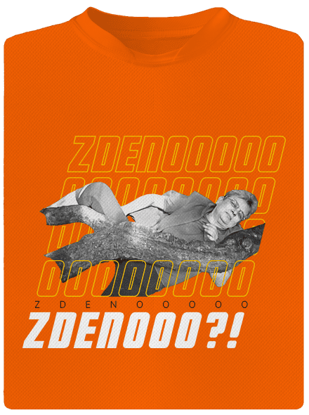 B18: Bába pod kořenem dětské sportovní tričko Neon Orange