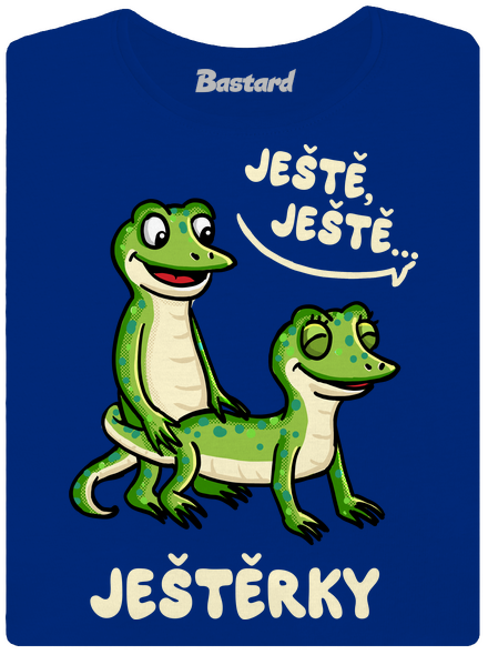 Ještě, ještě dámské tričko s lemem Royal Blue Mal