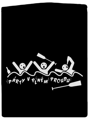 Party v plném proudu dámská mikina na zip Black