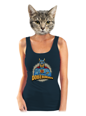 Doberman dámské tílko klasické Navy