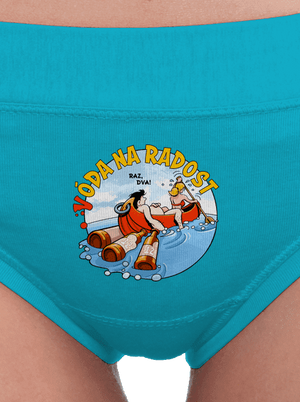 Vóda na radost dámské kalhotky Turquoise