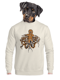 unisex mikina bez kapuce