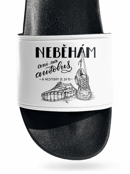 B12: Neběhám pantofle White