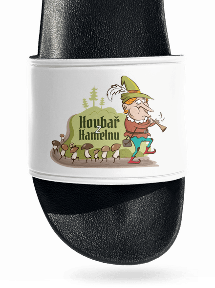 Houbař z Hamelnu pantofle White