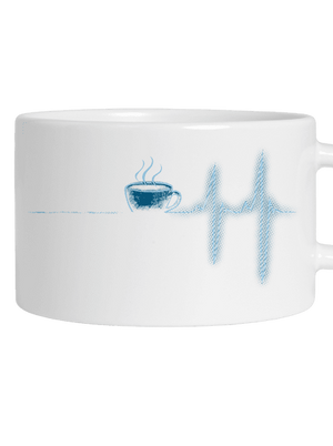 Coffee help hrnek makronka White