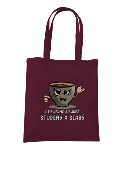 Studená káva taška Burgundy