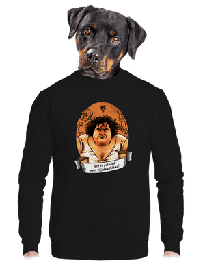 B14: Slunce seno jahody unisex mikina bez kapuce Black