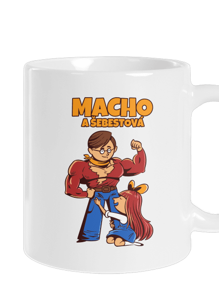 Macho a Šebestová klasický hrnek White