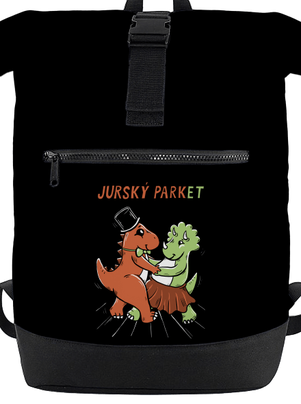 Jurský parket batoh Black