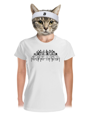 Cimrman: Debil, blbeček dámské sportovní tričko White