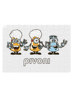 Pivoni puzzle White