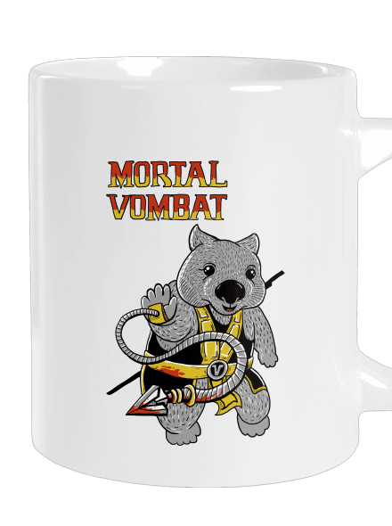 Mortal Vombat velký hrnek White
