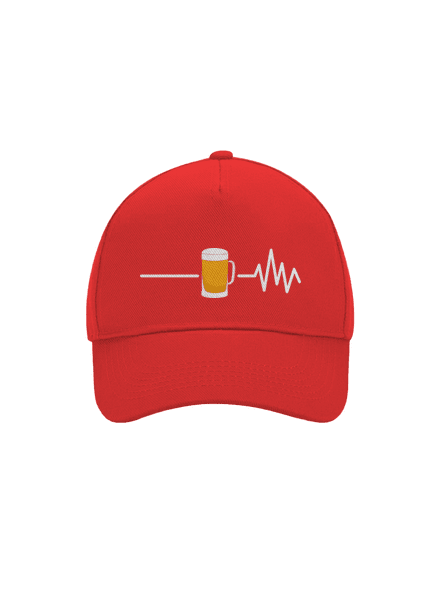 Beer help kšiltovka baseballka Classic Red