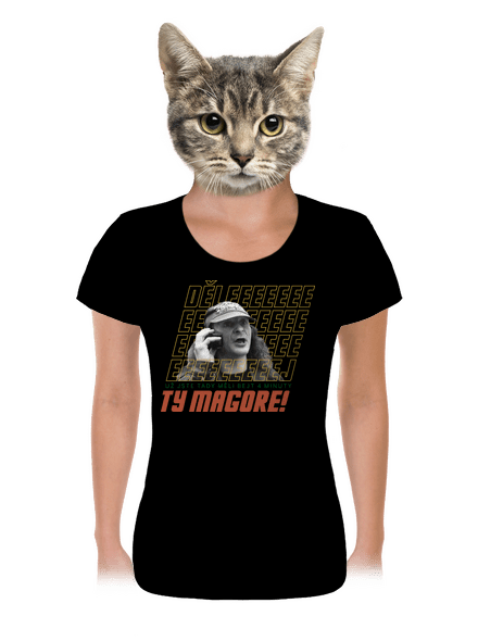 B18 - Jiří Kára dámské tričko Black