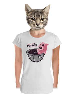 Ve formě dámské tričko premium White