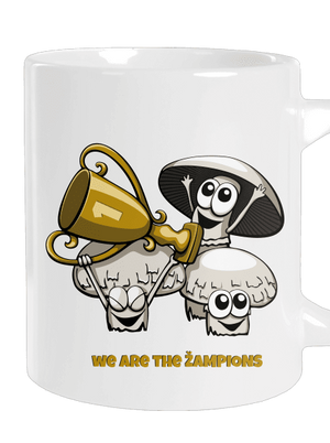 Žampioni velký hrnek White