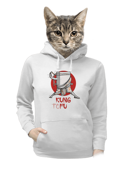 Kung Tofu dámská mikina klokanka White