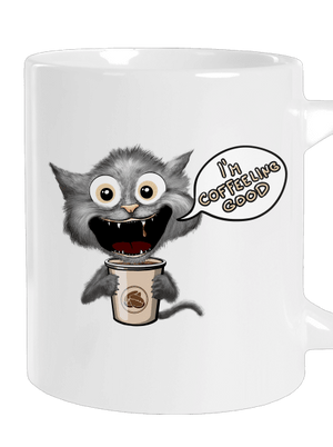 I’m coffeeling good velký hrnek White