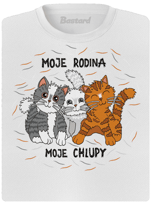 Moje rodina dámské sportovní tričko White