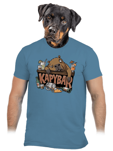 Kapybar pánské tričko Stone Blue