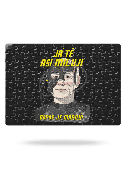 Zamilovaný Borg puzzle White