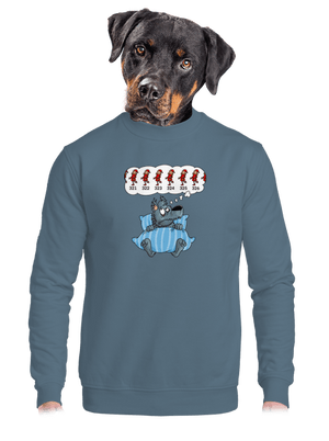 unisex mikina bez kapuce