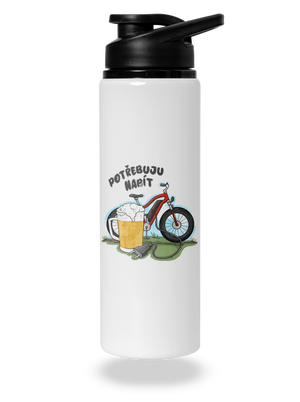 Potřebuju napít lahev na vodu White