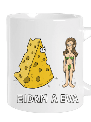 Eidam a Eva velký hrnek White