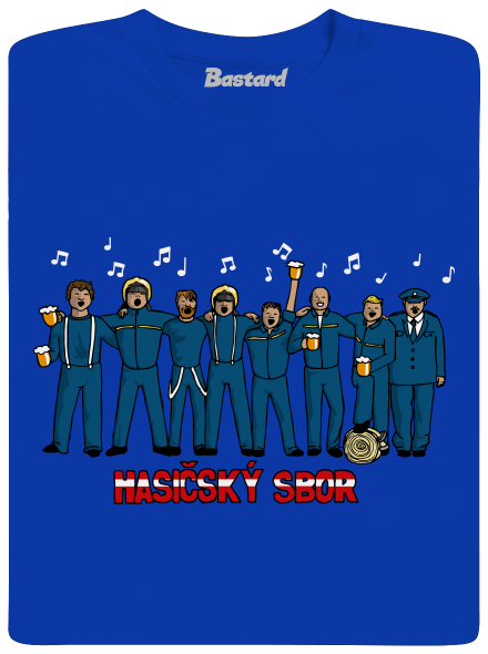 Hasičský sbor pánské dlouhý rukáv Royal Blue