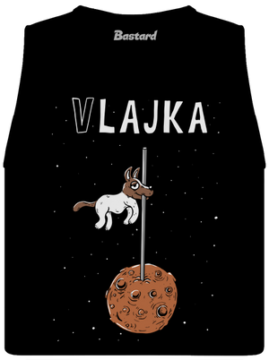 Vlajka dámské tílko volné Black