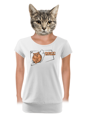 dámské tričko s lemem