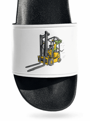 Ještěrka  pantofle White