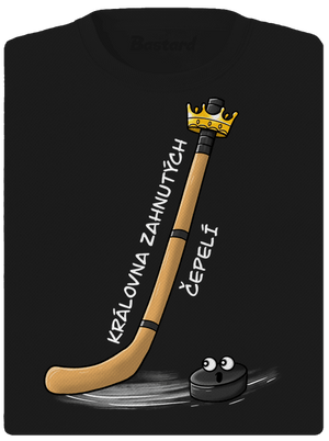 Král zahnutých čepelí - hokej dámské sportovní tričko Black