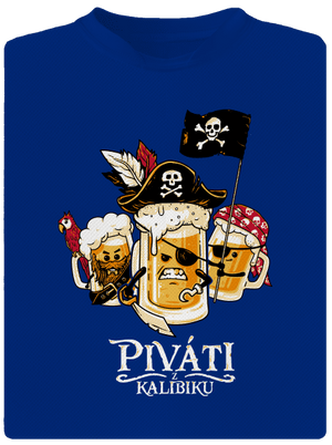 Piváti z Kalibiku pánské sportovní tričko Royal Blue Mal