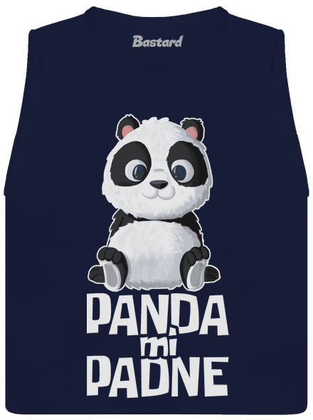 Panda mi padne dámské tílko volné Navy