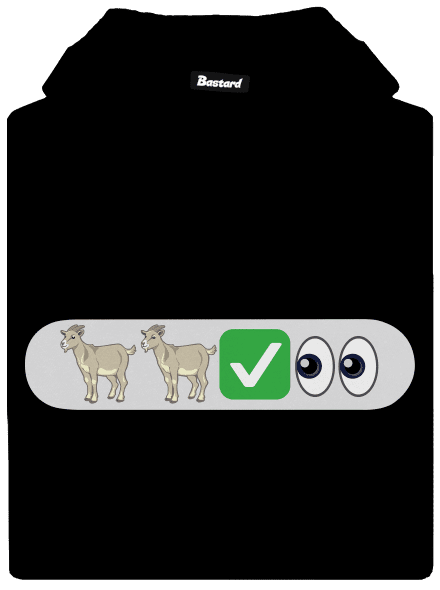 Emoji pánská mikina klokanka Black