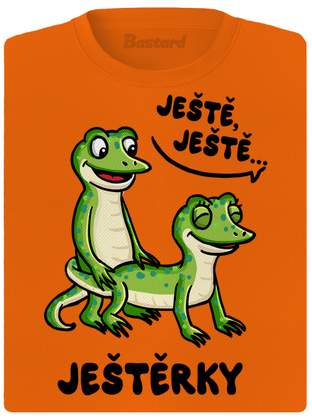 Ještě, ještě dámské sportovní tričko Neon Orange