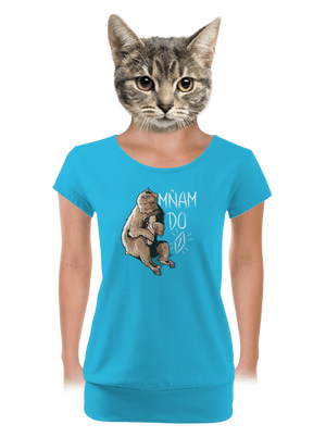 dámské tričko s lemem