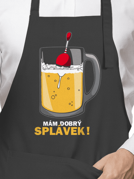 Splávek zástěra Dark Grey