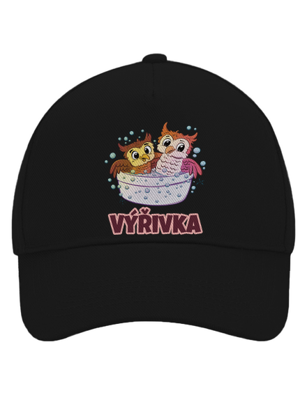 Výřivka kšiltovka baseballka Black