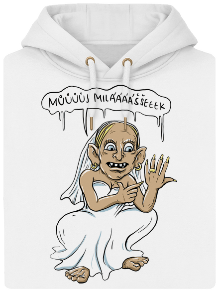 Snubní milášek unisex mikina premium Snowwhite