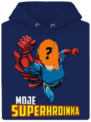 Moje superhrdinka unisex mikina premium Navy